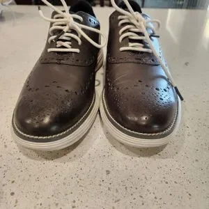 COLE HAAN, Original Grand, Gray Pinstripe Leather, Men’s 11.5 Cole Haan | Shoes | Cole Haan Original Grand Gray Pinstripe  main image 4